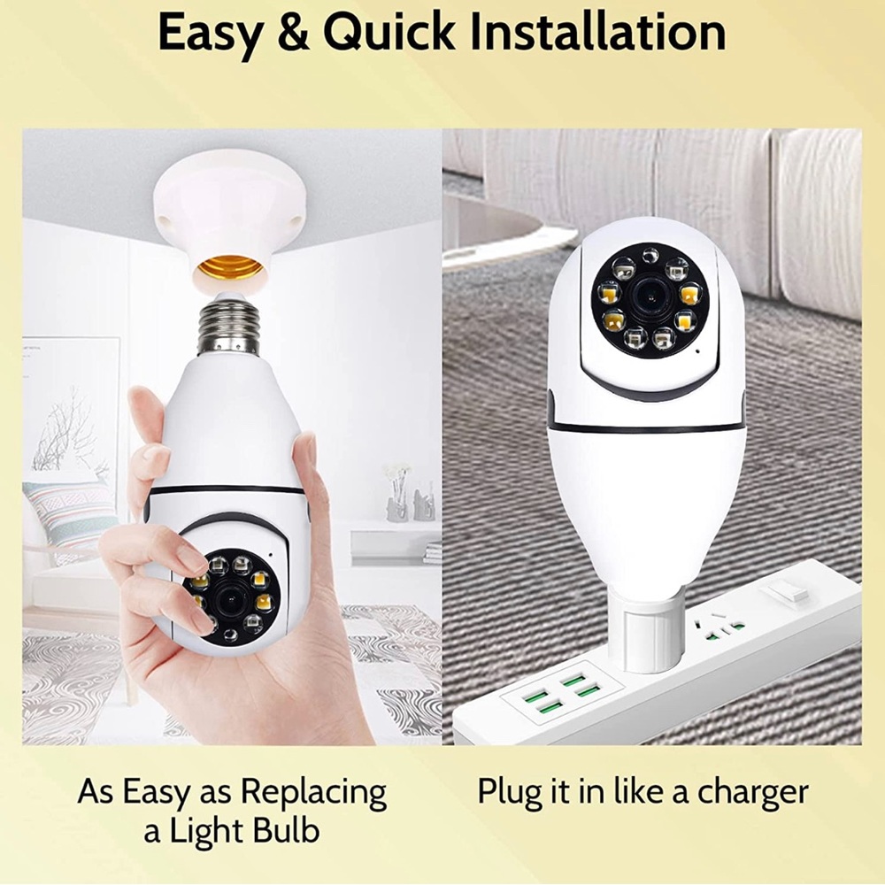 Wifi Panoramic Security Camera, indoor/outdoor (price for one)